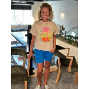 LivyLu The Beach Boys Adult Small Distressed Fun Fun Sand Licensed Graphic Tee